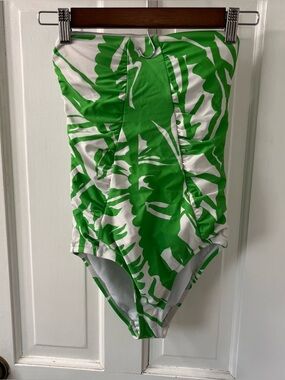 Lilly Pulitzer for Target Boom Boom Green Tropical One-Piece Swimsuit